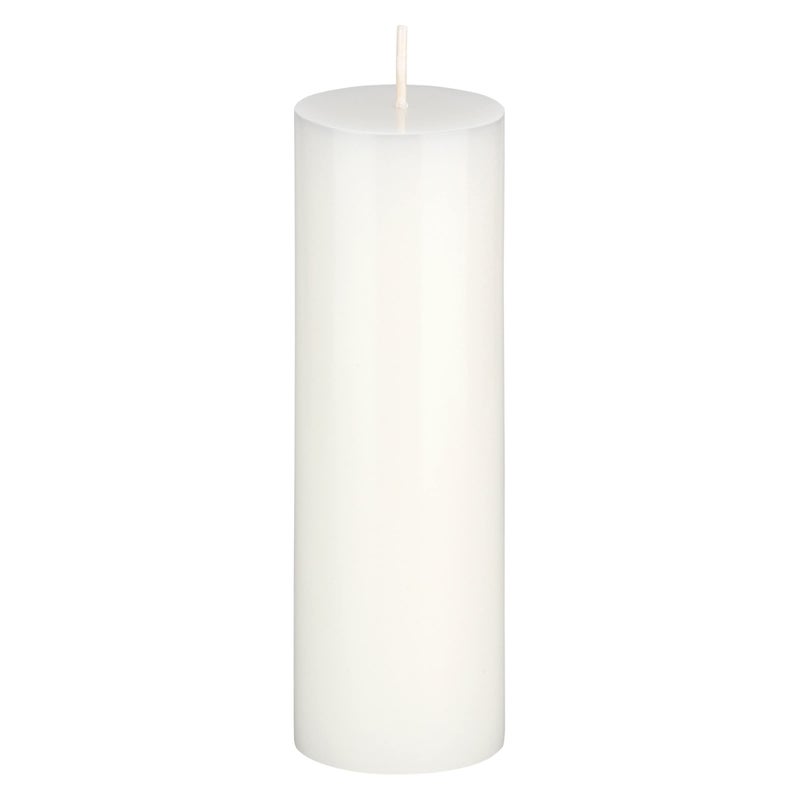 Mega Candles 1 pc Unscented Solid White Pillar Candles, Hand Poured Premium Wax Candle 2 Inch x 6 Inch, Home DÃ©cor, Spas, Weddings, Occasions, Party, Centerpieces, Holidays, Vigils, Prayers - Image 1